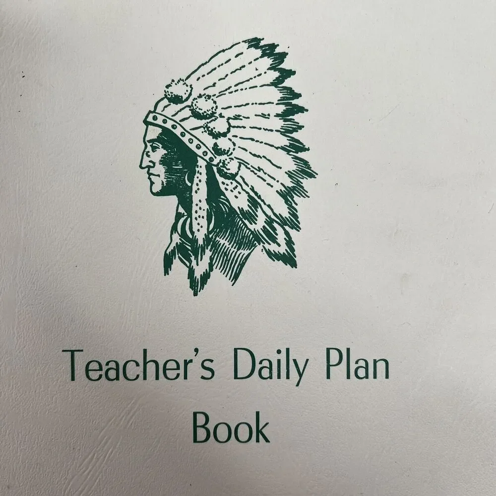 School Teacher's Daily Lesson Plan Book Elementary Ephemera  90’s Oklahoma Tulsa